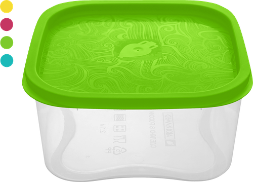 Контейнер 365 ДНЕЙ квадратный, пластик, 3.5л