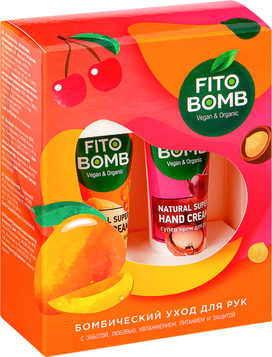

Набор женский FITO BOMB №77 Бомбический уход для рук Манго и вишня
