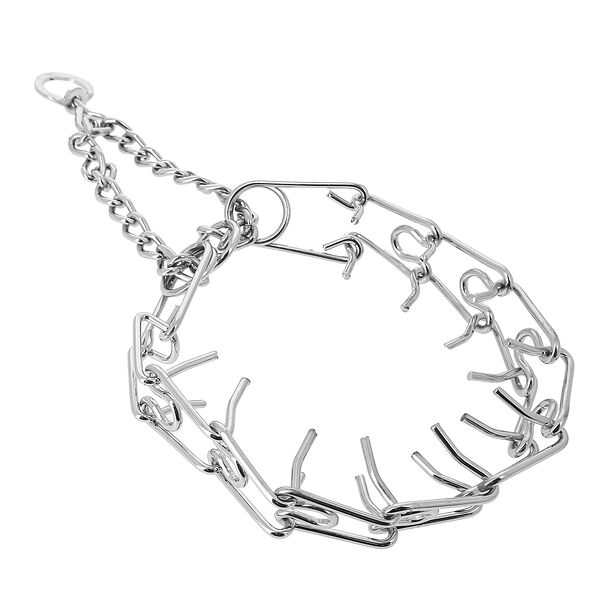 Каскад ошейник строгий с вертлюгом хром 50 см.