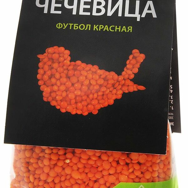 Чечевица Bravolli Футбол красная