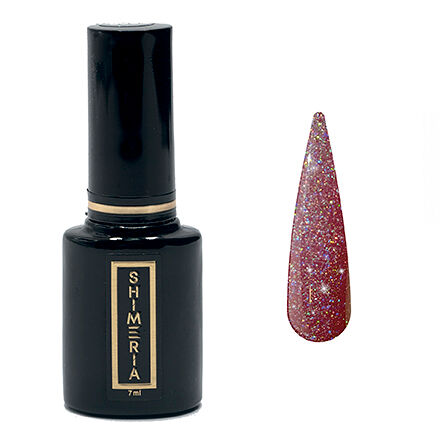 Гель-лак для ногтей RuNail Shimeria 6218 Фиолетовый с шиммером