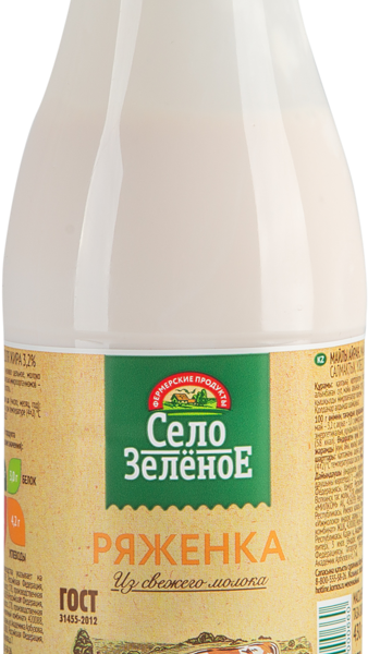 Ряженка Село Зелёное 3,2% без змж