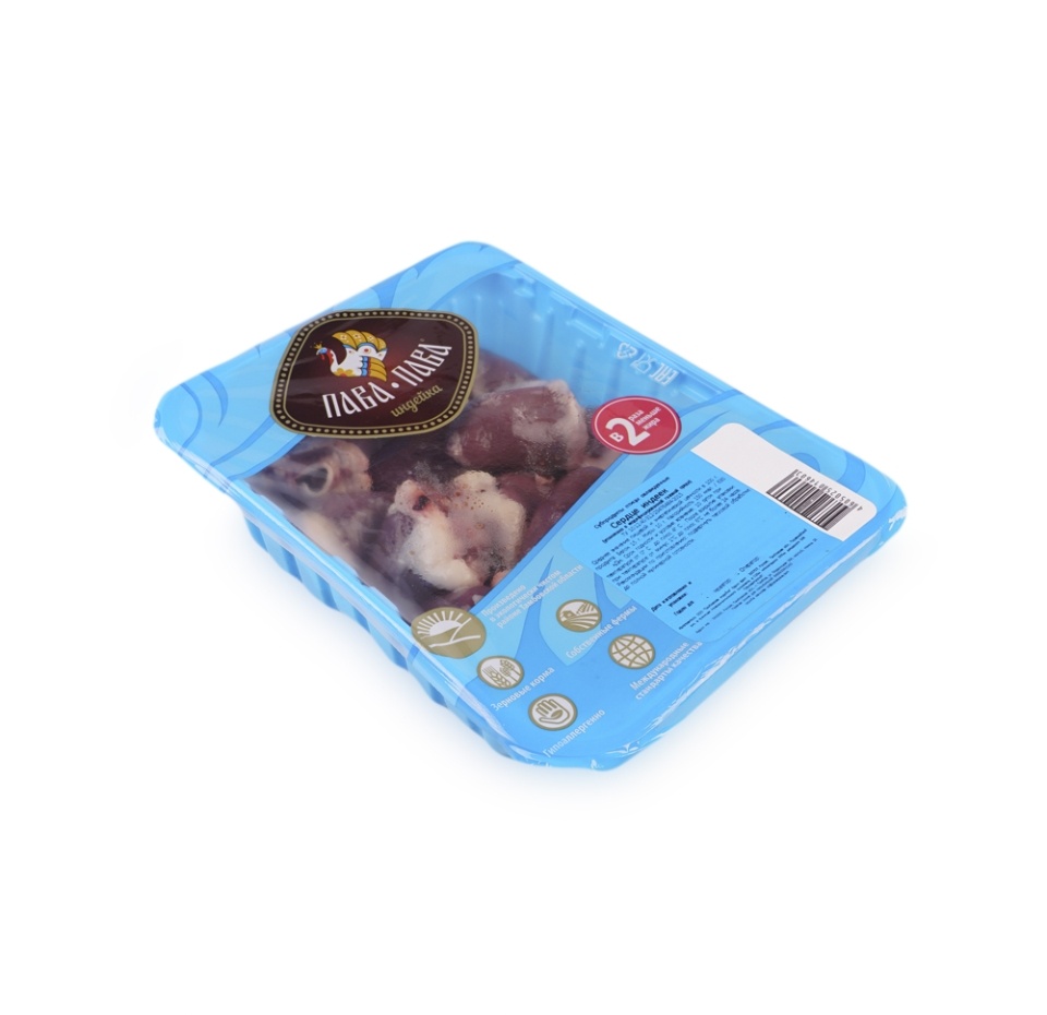 

Сердце Пава Пава индеек охлаждённое 500 г