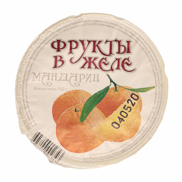 Желе с фруктами со вкусом мандарин ТМ Аппетиссимо