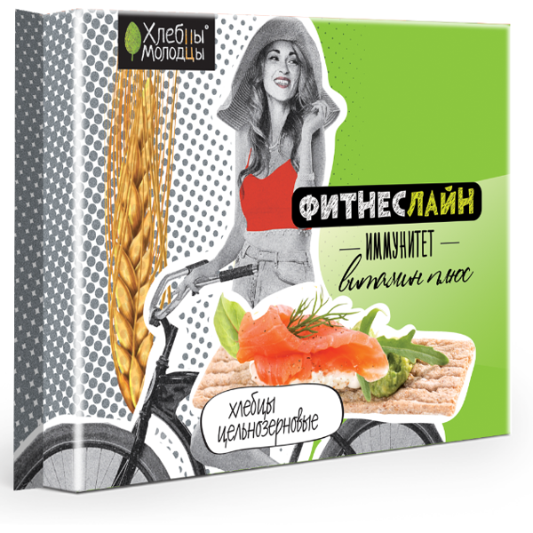 Хлебцы цельнозерновые Фитнес лайн Хлебцы-Молодцы иммунитет