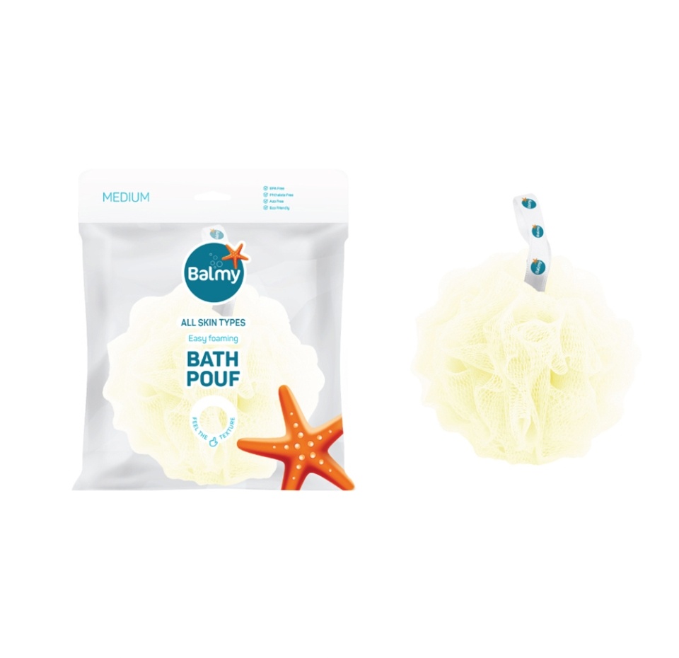 

Мочалка для душа Balmy Medium средняя в ассортименте, Турция