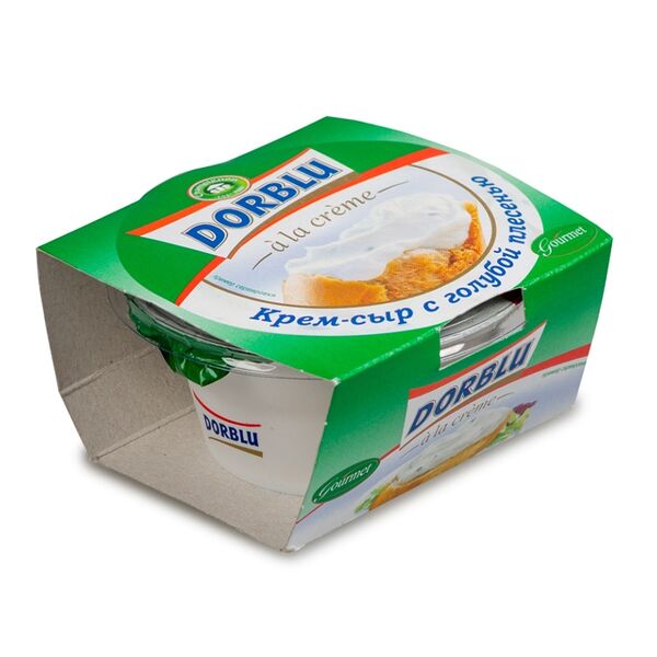 Крем-сыр Dorblu a la creme с голубой плесенью 65%, 80 г