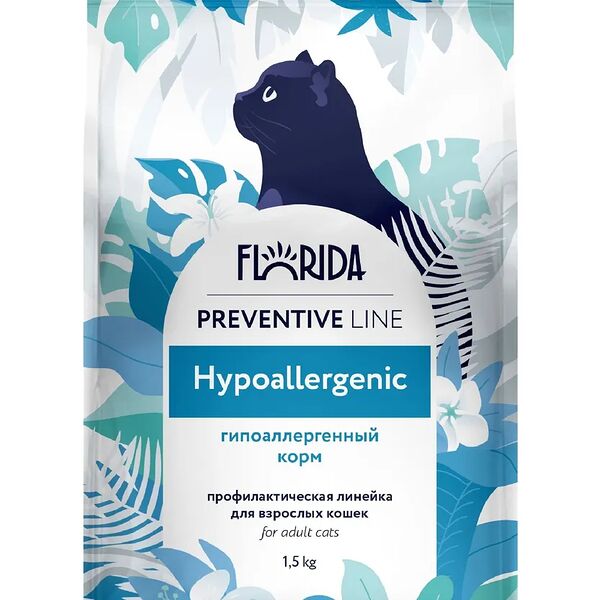 Сухой корм для кошек Florida Preventive Line Hypoallergenic Гипоаллергенный