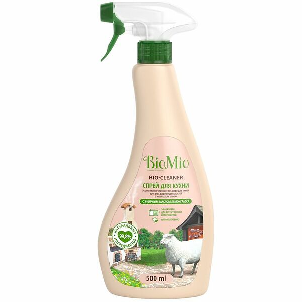 Спрей чистящий BioMio Лемонграсс для кухни