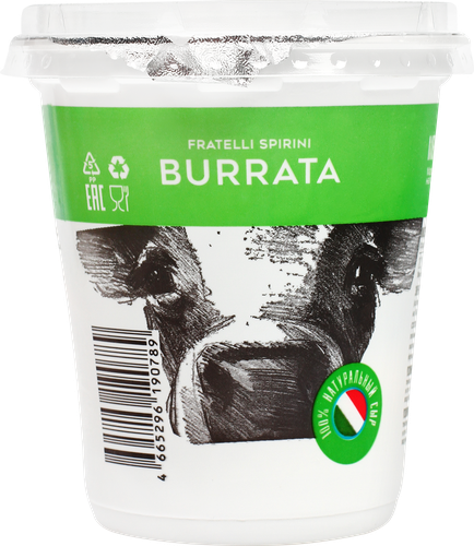 

Сыр мягкий FRATELLI SPIRINI Burrata 59% без змж