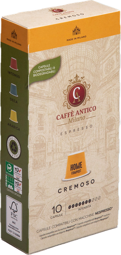 

Кофе в капсулах Caffe Antico Plast Cremoso, 10 капсул, 55 г