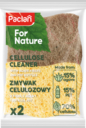 

Губка для посуды Paclan For Nature, целлюлозная, 2 шт