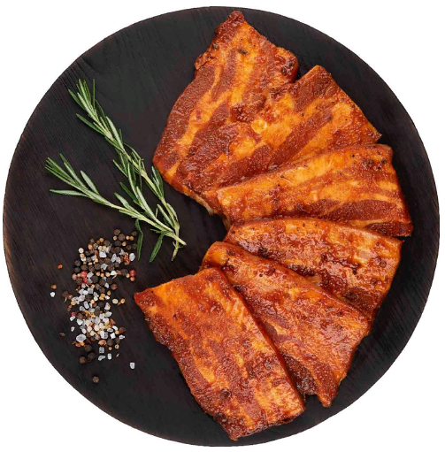 Грудинка свиная Глобус со шкурой в маринаде