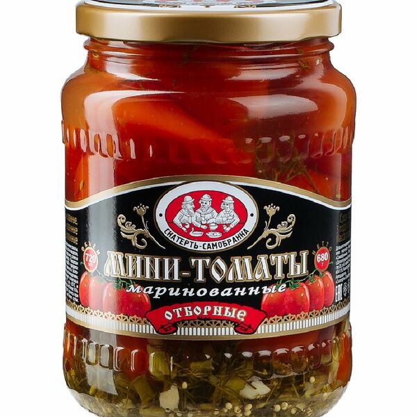 Мини-томаты маринованные ТМ Скатерть-Самобранка