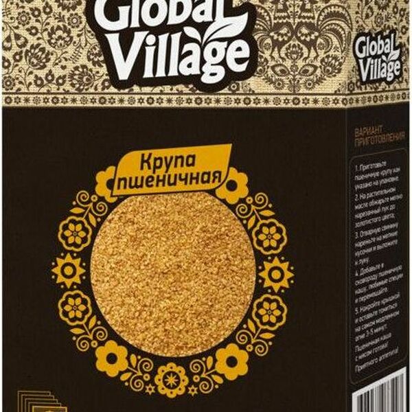 Крупа Global Village пшеничная полтавская 5x80г