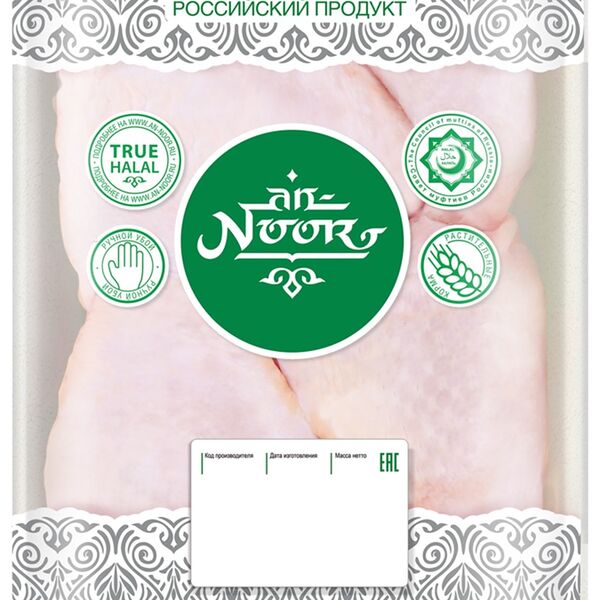 Бедро куриное AN-NOOR Халяль охл. лоток вес до 1.4 кг