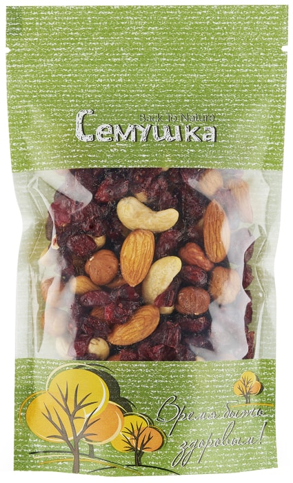

Смесь орехов Семушка с клюквой 50 г