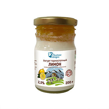 Йогурт Молочные мелодии Лимон 2,5% 200г, Россия