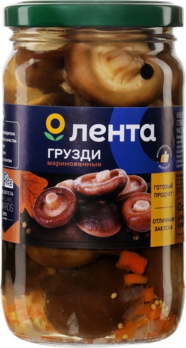 Грузди маринованные ЛЕНТА, 330 г