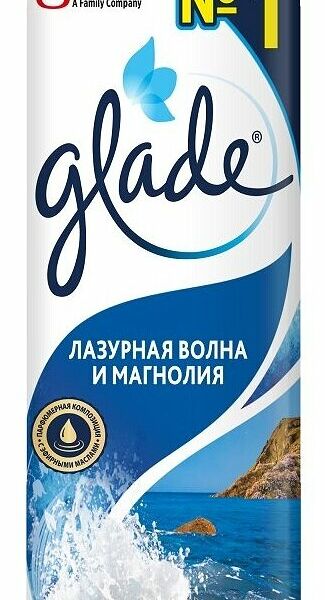 Освежитель воздуха Glade Лазурная волна и магнолия