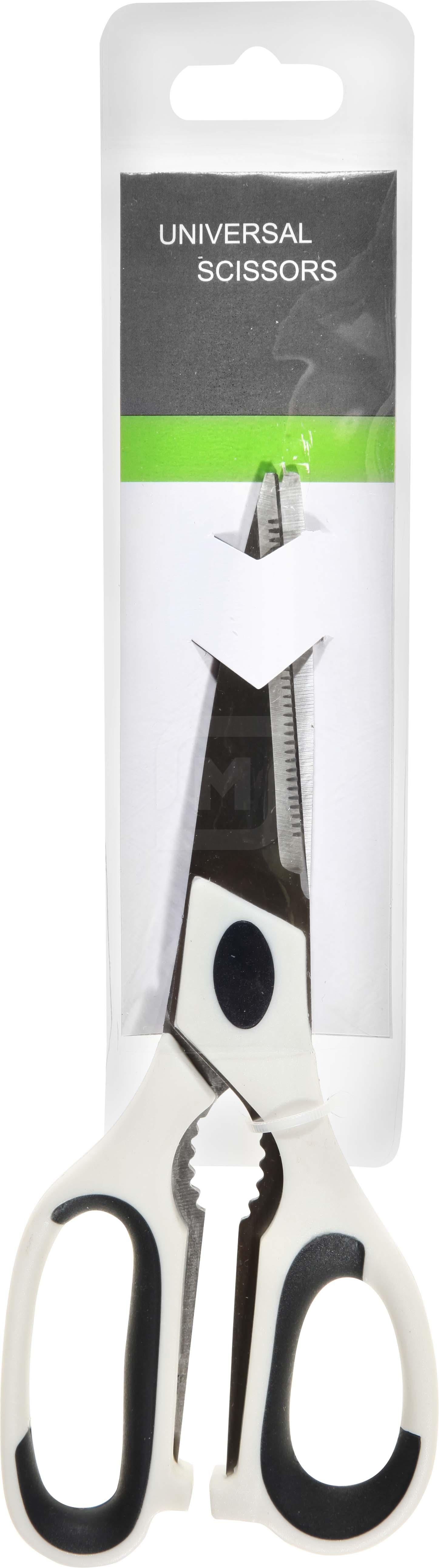 

Ножницы хромированные с пластиковыми ручками