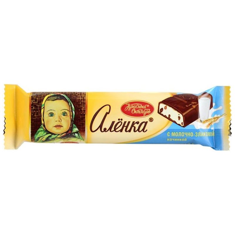 

Шоколад молочный Алёнка Молоко злаки 45 г