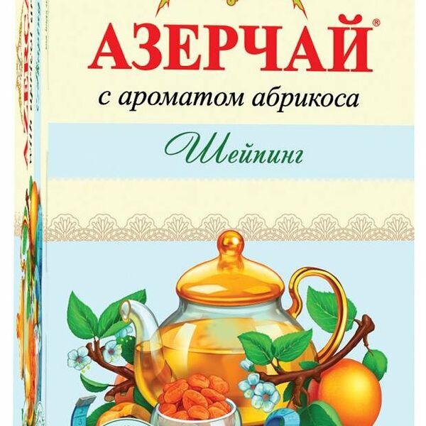 Напиток чайный Азерчай Шейпинг с ароматом абрикоса 20пак