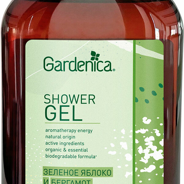 Гель для душа Gardenica Зеленое яблоко и бергамот 400 мл