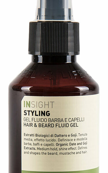 INSIGHT Гель-флюид для волос и бороды, 100 мл