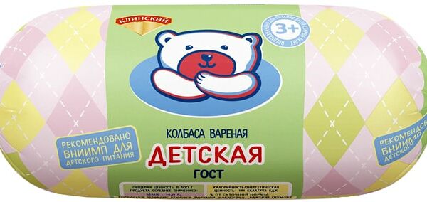 Колбаса Клинский Детская вареная 350г