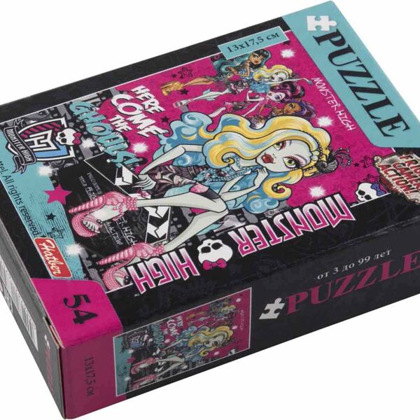 Пазлы Hatber Школа монстров 13×17,5 см, 54 элементов