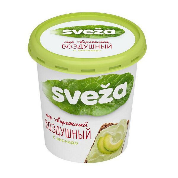 Сыр творожный Воздушный 60% с авокадо ст/пп 150г SVEZA