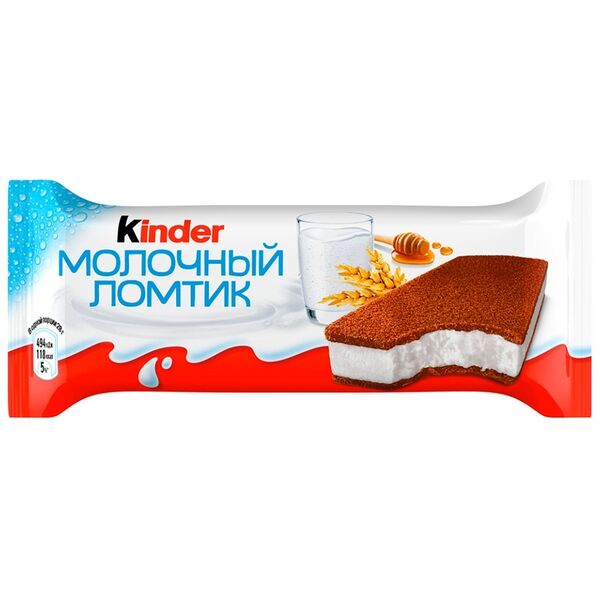Пирожное бисквитное Kinder Молочный ломтик 28 г