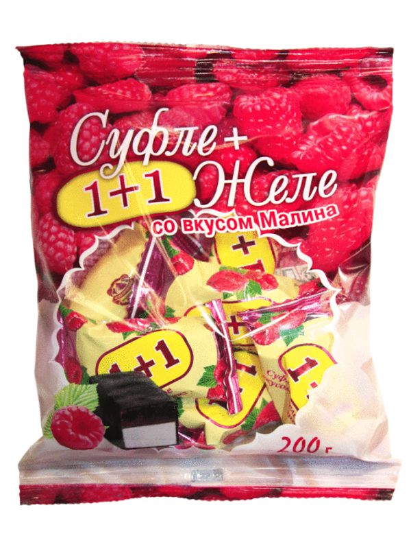 

Конфеты КФ Новгородская суфле-желе малина 200 г