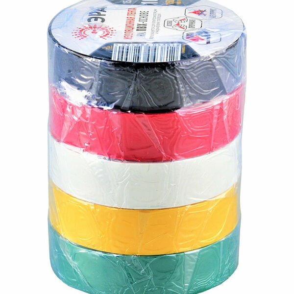 Пвх-изолента Эра 15ммх10м 5 цветов