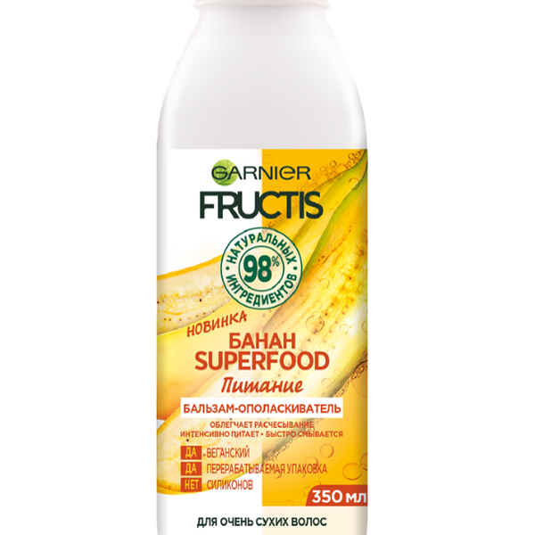 Бальзам-ополаскиватель для волос Garnier Fructis для очень сухих волос