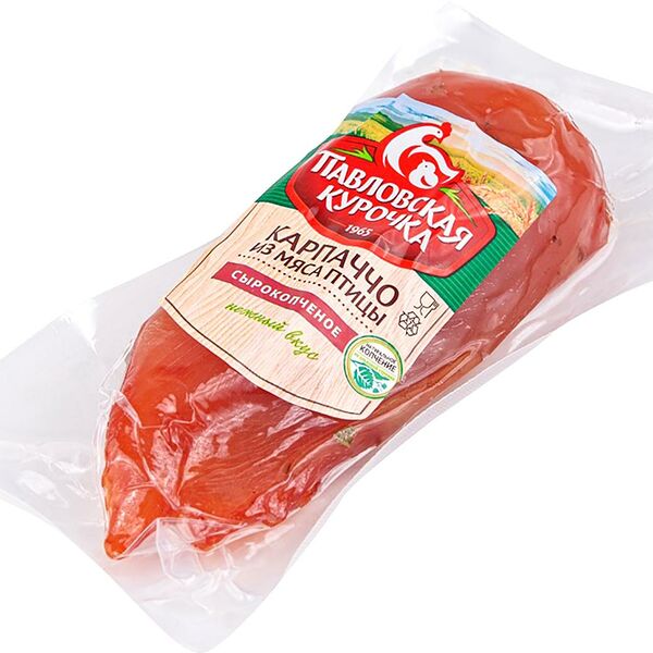 Карпаччо Павловская курочка из мяса птицы