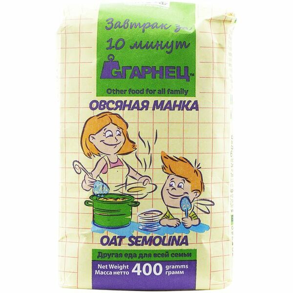 Овсяная манка Гарнец