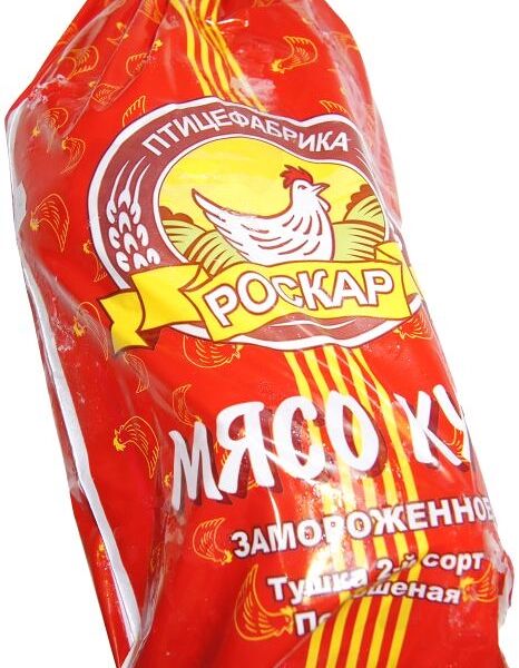 Тушка Роскар куриная потрошеная замороженная 2 сорт