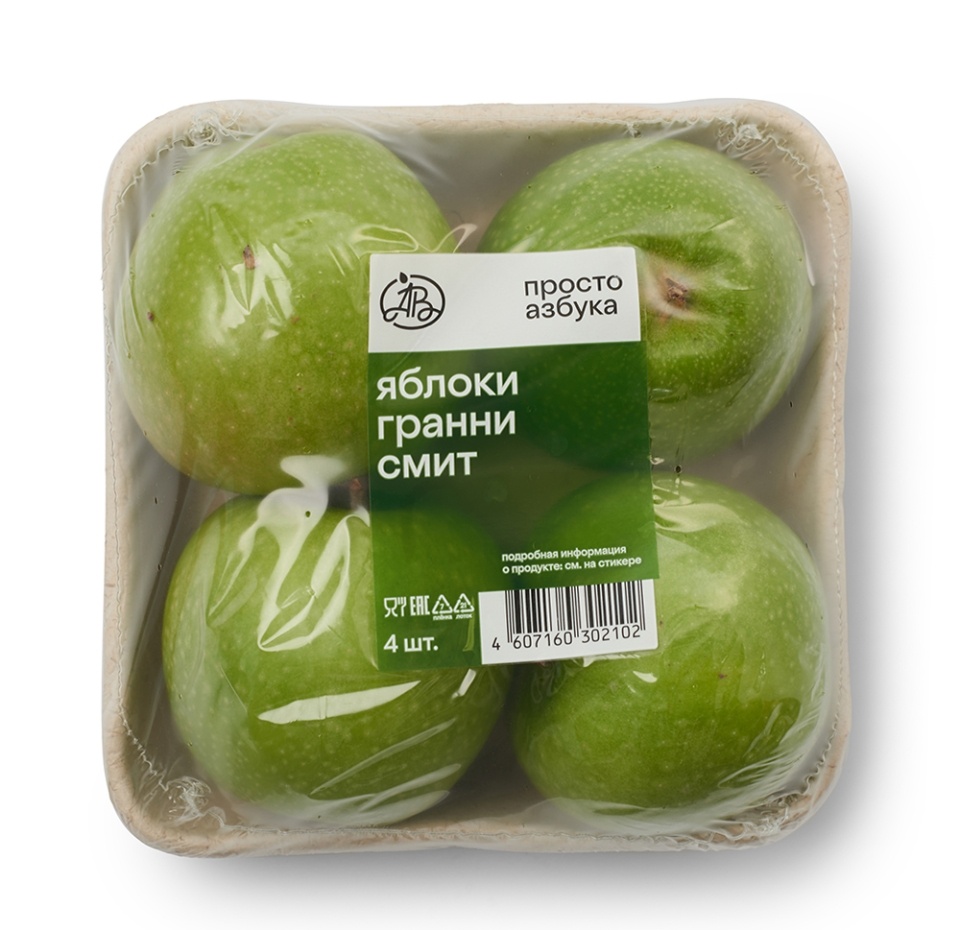 

Яблоки Гренни Смит 4 шт Просто Азбука