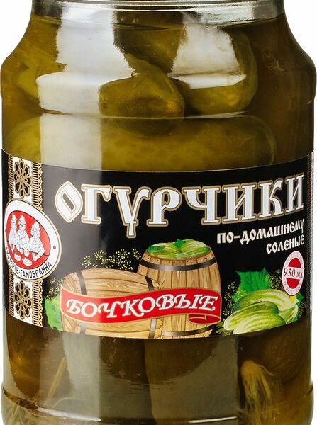 Огурцы соленые Скатерть-самобранка по-домашнему