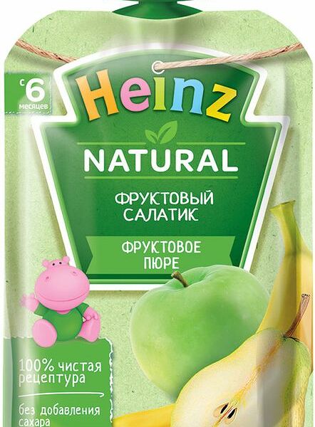 Фруктовое пюре Heinz Фруктовый салатик 90г