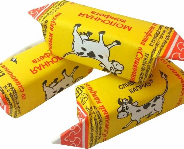 Конфеты Сливочный Каприз Молочные со сливочным вкусом