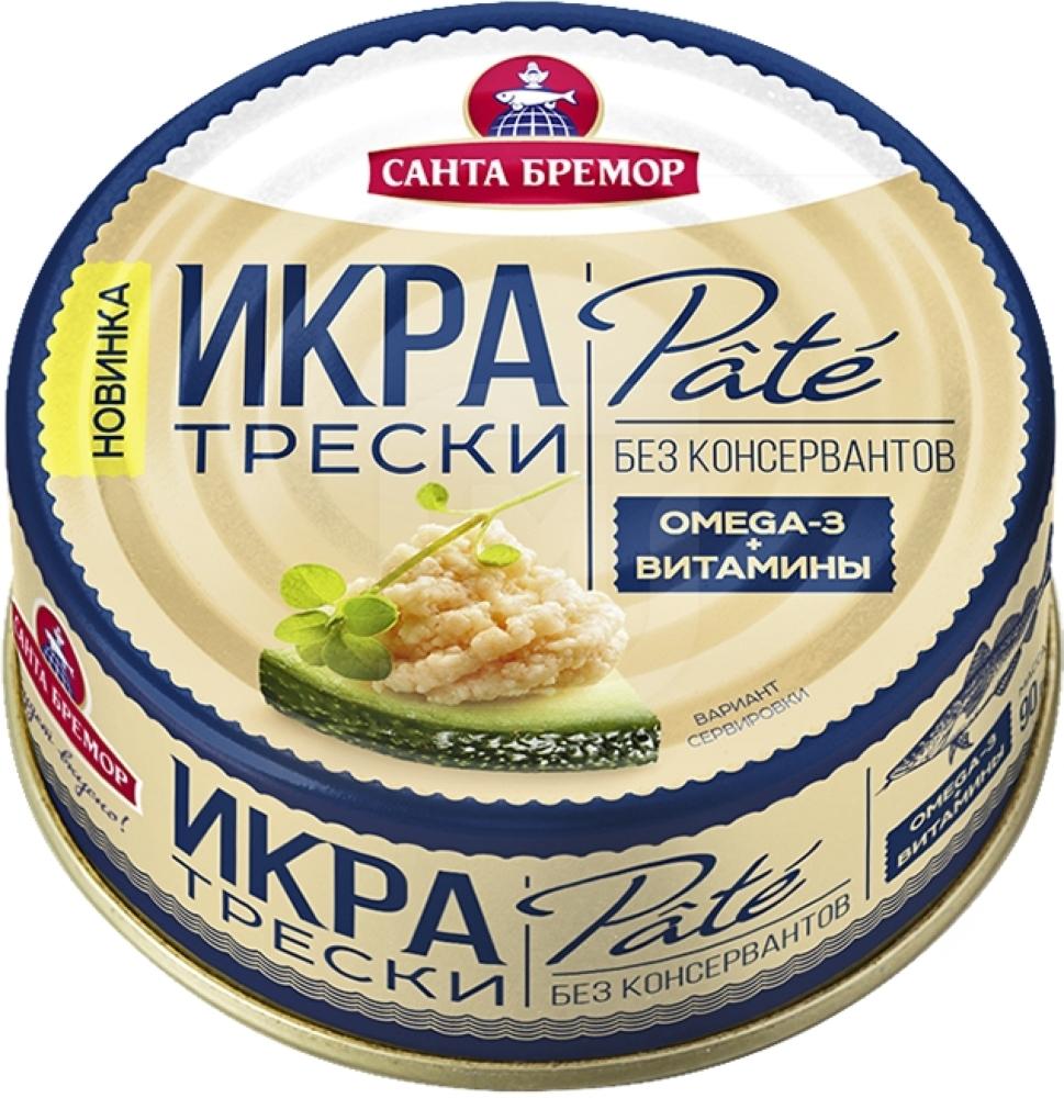 

Икра трески Санта Бремор Pate