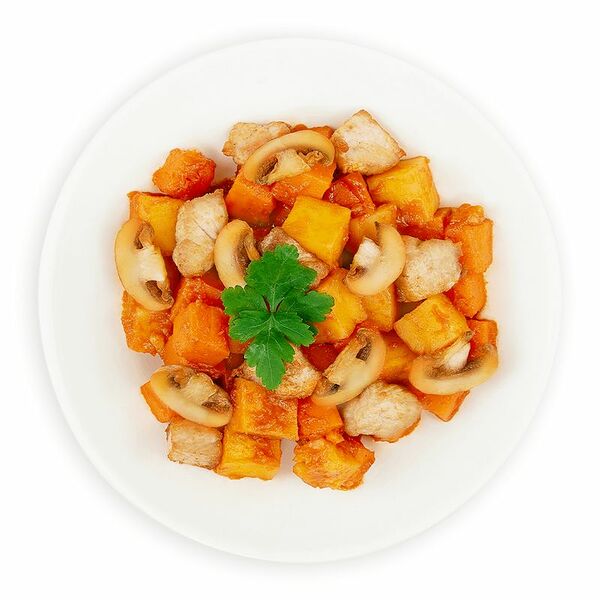 Жаркое из свинины с грибами Шеф Перекрёсток, 250г