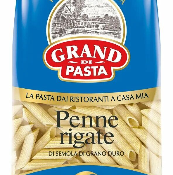 Макаронные изделия Grand Di Pasta Penne Rigate Пенне ригате грА в/с тв сорт пшеницы 450г