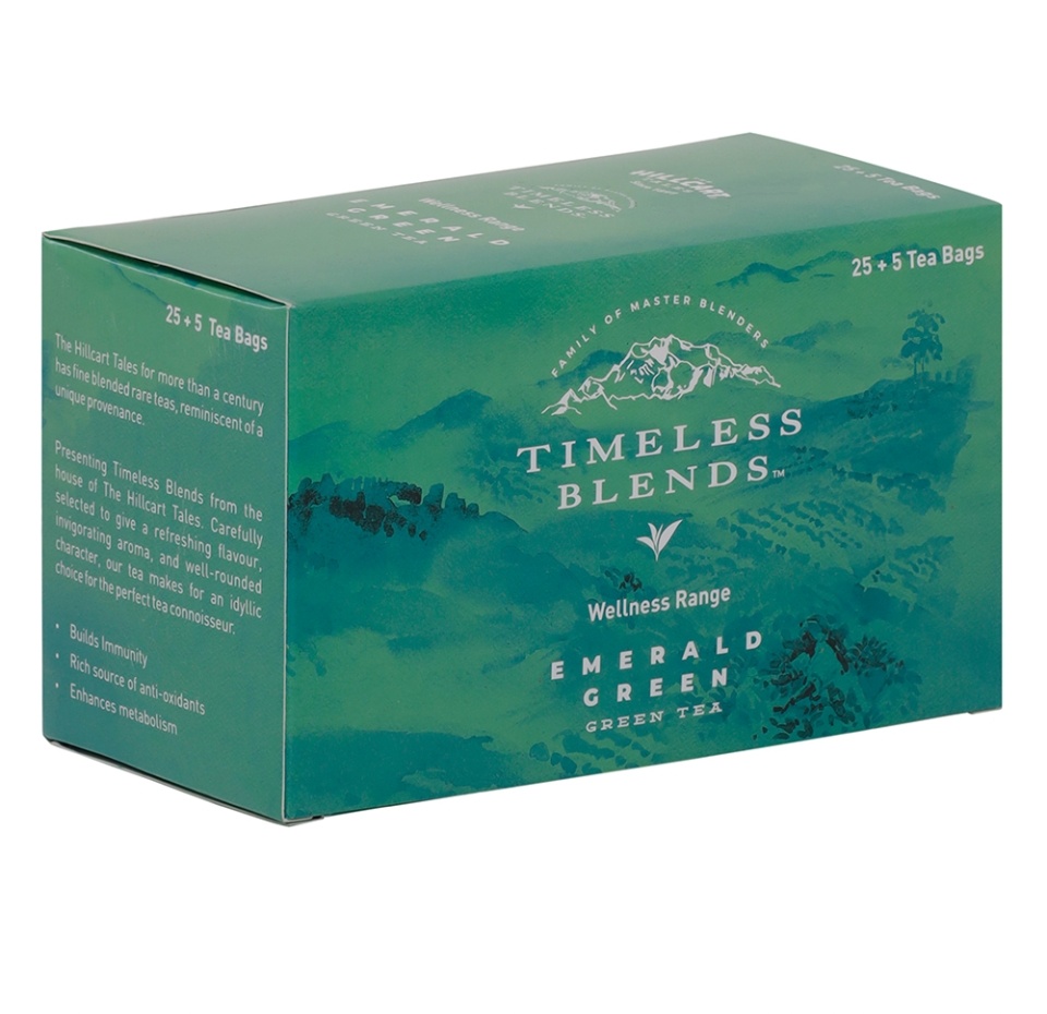 

Чай зеленый Timeless Blends Emerald Green пакетированный, Индия