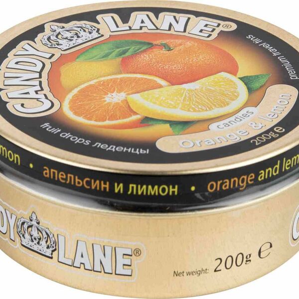 Леденцы Candy Lane Апельсин-лимон, 200 г