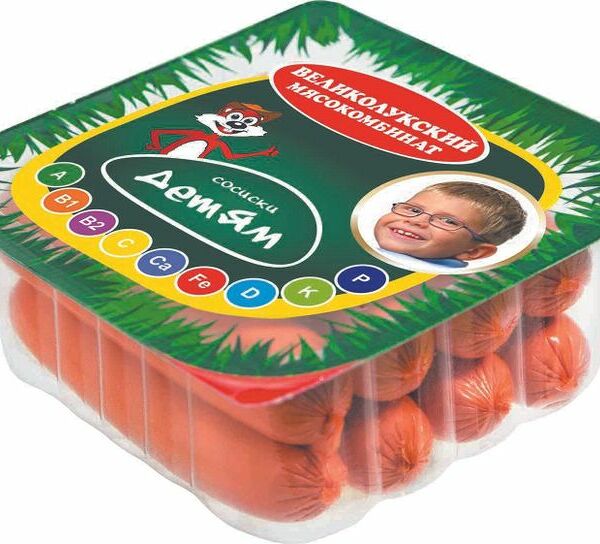 Сосиски Великолукский МК детям 330г