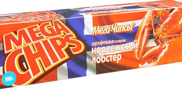 Чипсы Mega Chips Норвежский лобстер 100г
